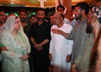 Sakeena Itoo visits Shahoo Kulgam, reviews arrangements for 10th Muharram