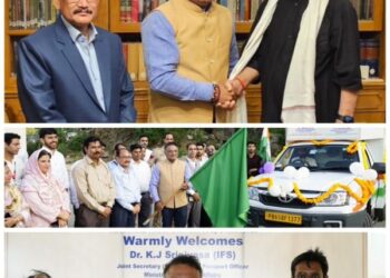 Joint Secretary Passport Seva Programme, Chief Passport Officer call on LG