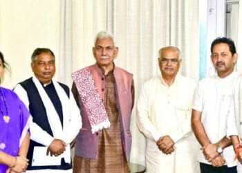 BJP delegation meets LG in Jammu; discusses flood situation, damages