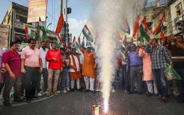 BJP celebrates anniversary of abrogation of Articles 370, 35A