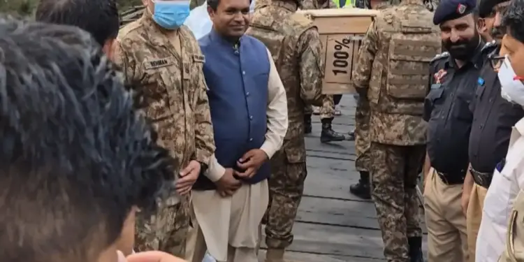 Body of Pakistani national handed over at LoC