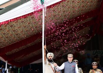 Omar becomes first elected CM in 8 years to unfurl tricolour in JK