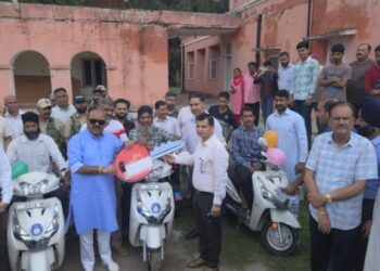 Dy CM distributes appointment letters, motorized tricycles among beneficiaries at Nowshera