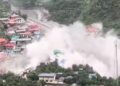 Flashflood havoc in Uttarakhand: houses buried, scores trapped and at least four killed