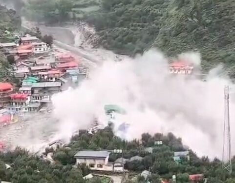 Flashflood havoc in Uttarakhand: houses buried, scores trapped and at least four killed