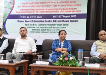Forest Soil Health Cards for J&K: DG ICFRE