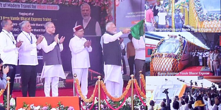 PM flags off Amritsar – Shri Mata Vaishno Devi Katra Vande Bharat Train, LG expresses gratitude