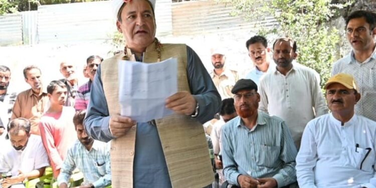 Javid Dar attends Urs of Sharif-e-Hassan Qari Ziyarat at Zaingair