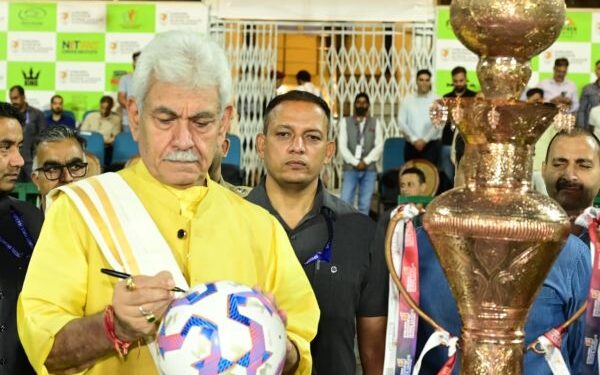 LG attends Qualifier 2 match of Kashmir Super League-2025 at TRC ground, Srinagar