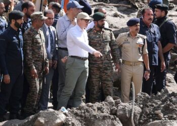 CM visits cloudburst-hit village, announces relief, rehabilitation measures