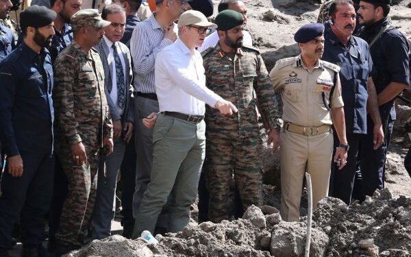 CM visits cloudburst-hit village, announces relief, rehabilitation measures