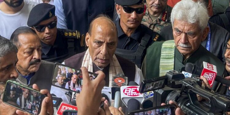 PM Modi very concerned, monitoring situation in cloudburst-hit Kishtwar: Rajnath Singh in Jammu