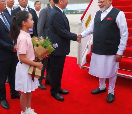 PM Modi lands in China; all eyes on his talks with President Xi on Sunday
