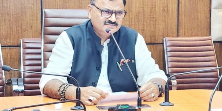 Javed Rana reviews water supply restoration measures in flood-affected areas of Jammu city