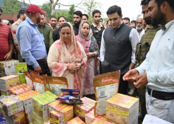 Sakeena Itoo presides Sampoornata Abhiyan Samman Samaroh at Aspirational Block Manzgam Kulgam