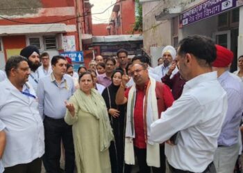 Sakeena Itoo assesses medical care facilities at Govt Hospital Gandhinagar Jammu