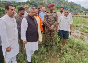 Sat Sharma, MLAs, others visit cloudburst-affected areas of Kathua