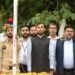 Director Information hoists Tri-Colour at DIPR Complex Srinagar