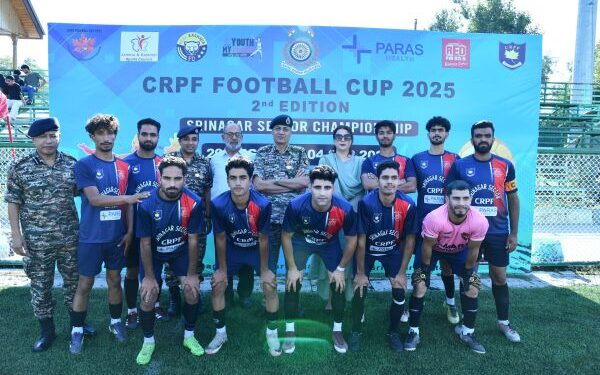 2nd Edition CRPF Football Cup 2025 kicks off with enthusiasm and sporting spirit