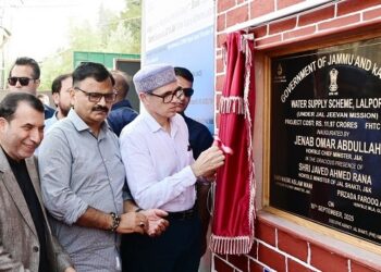 CM Omar pledges clean drinking water to each household, development in every village