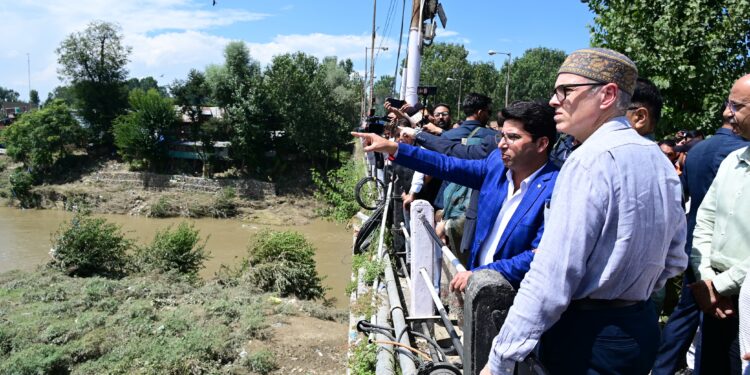 CM Abdullah assures relief, rehabilitation, long-term mitigation measures in flood-hit areas of Anantnag