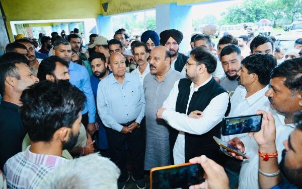 Dy CM visits flood-affected areas in Jammu, Rajouri districts to assess damage caused by heavy rainfall