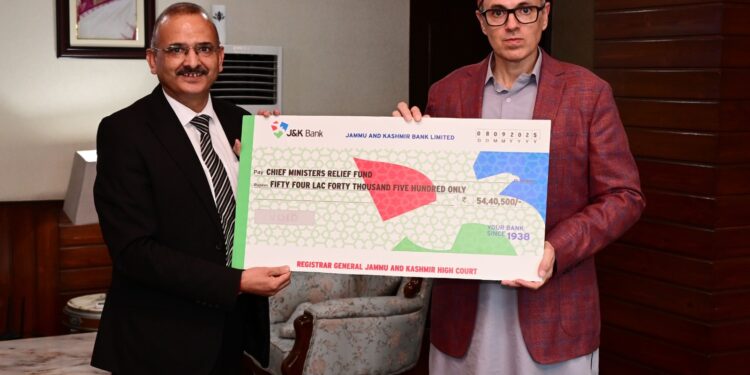 High Court donates Rs 54,40,500 to CM’s Relief Fund