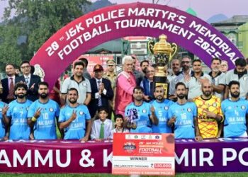 LG addresses closing ceremony of 20th J&K Police Martyrs’ Memorial Football Tournament at Srinagar