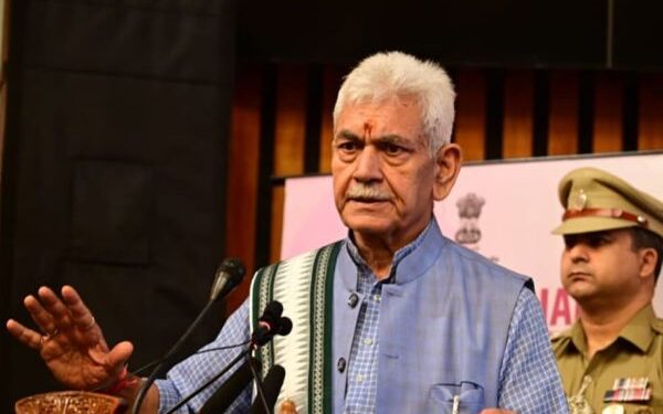 Completely dismantling terror ecosystem will ensure peace in country: LG Sinha