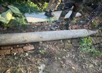 Remains of shell that exploded in Dal Lake during Op Sindoor found during cleaning drive