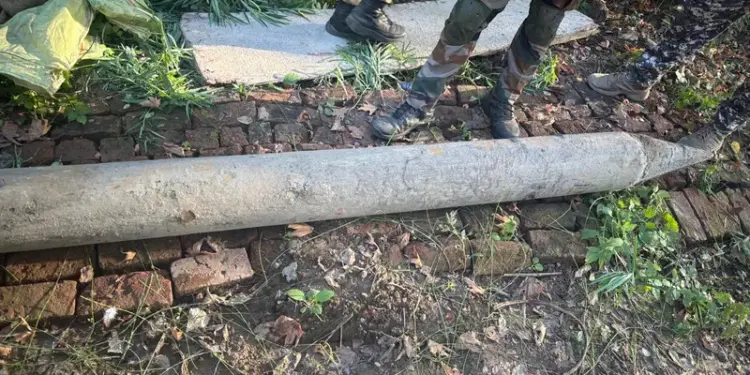 Remains of shell that exploded in Dal Lake during Op Sindoor found during cleaning drive