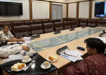 Satish Sharma participates in virtual meeting with Union Minister for Youth Affairs on youth engagement, sports development