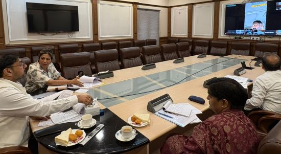 Satish Sharma participates in virtual meeting with Union Minister for Youth Affairs on youth engagement, sports development