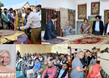 Kashmir carpets get a boost: Union Textiles Secretary rolls out modern looms