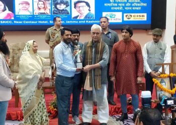 ANI Journalist Sajid Sidiq honoured with 15th Bharat Ratna Dr. Ambedkar award