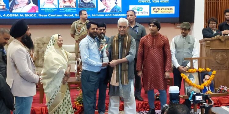 ANI Journalist Sajid Sidiq honoured with 15th Bharat Ratna Dr. Ambedkar award