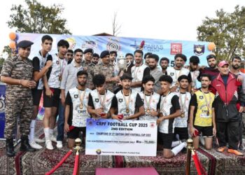 Hamdaniya FC lifts 2nd CRPF Football Cup 2025