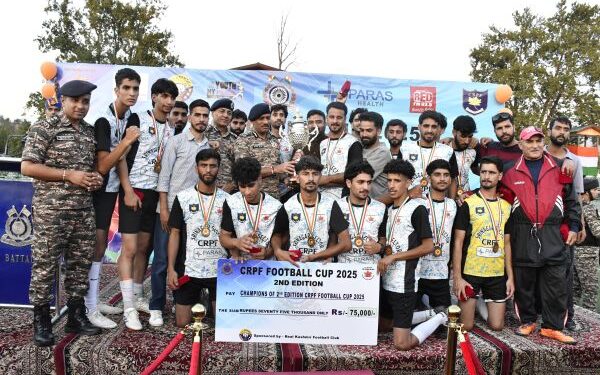 Hamdaniya FC lifts 2nd CRPF Football Cup 2025