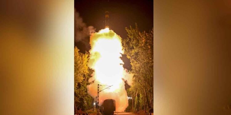 India test-fires Agni Prime missile from rail-based mobile platform