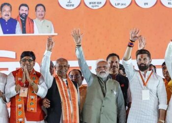 NDA releases manifesto for Bihar polls; promises jobs to one cr youth, free education, infra growth