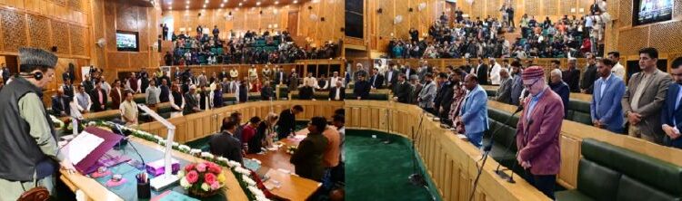 Autumn session of J&K Assembly commences with members paying homage to departed leaders