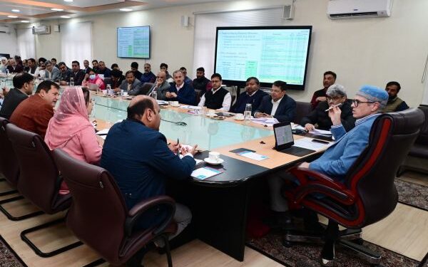 CM Omar Abdullah reviews progress of works under CAPEX budget, CDF