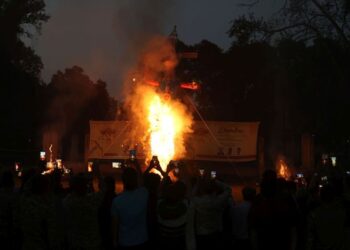 Dussehra celebrated in Srinagar’s Sher-e-Kashmir stadium