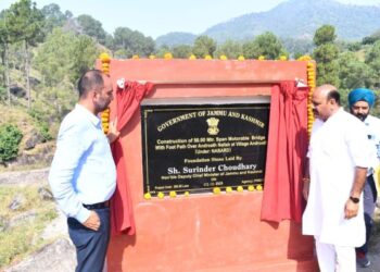 Dy CM lays foundation stones of three bridges in Nowshera