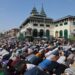 Thousands prayed at Dastageer Sahib Shrine in Srinagar on Friday following the great Sufi saint’s Urs