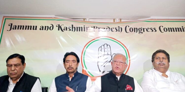Congress decides not to contest on “unsafe” RS seat in J&K