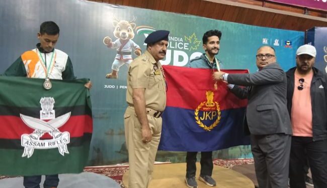 J&K policeman wins Gold at All India Police Judo Cluster 2025