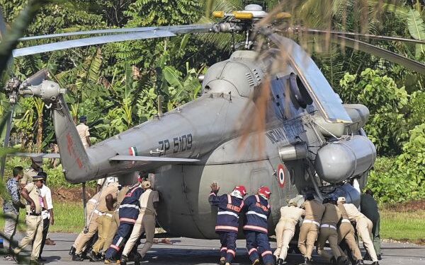 Prez Droupadi Murmu’s helicopter wheels sink into newly concreted landing pad