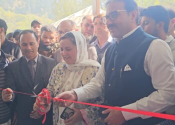 Sakeena Itoo inaugurates GHSS Boniyar expansion, lays foundation for new classrooms