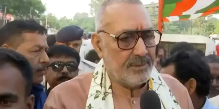 Union min Giriraj Singh courts controversy with remark against a minority community